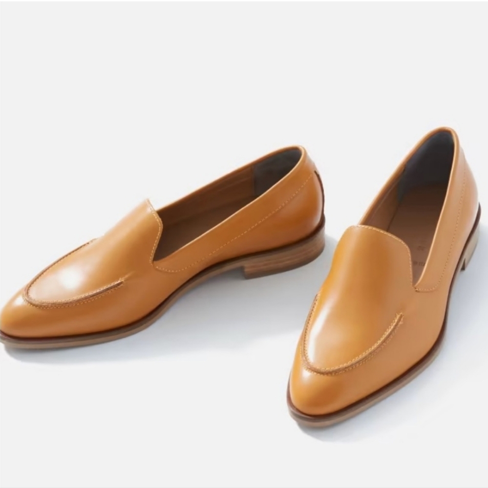 Everlane Tan Leather Loafers